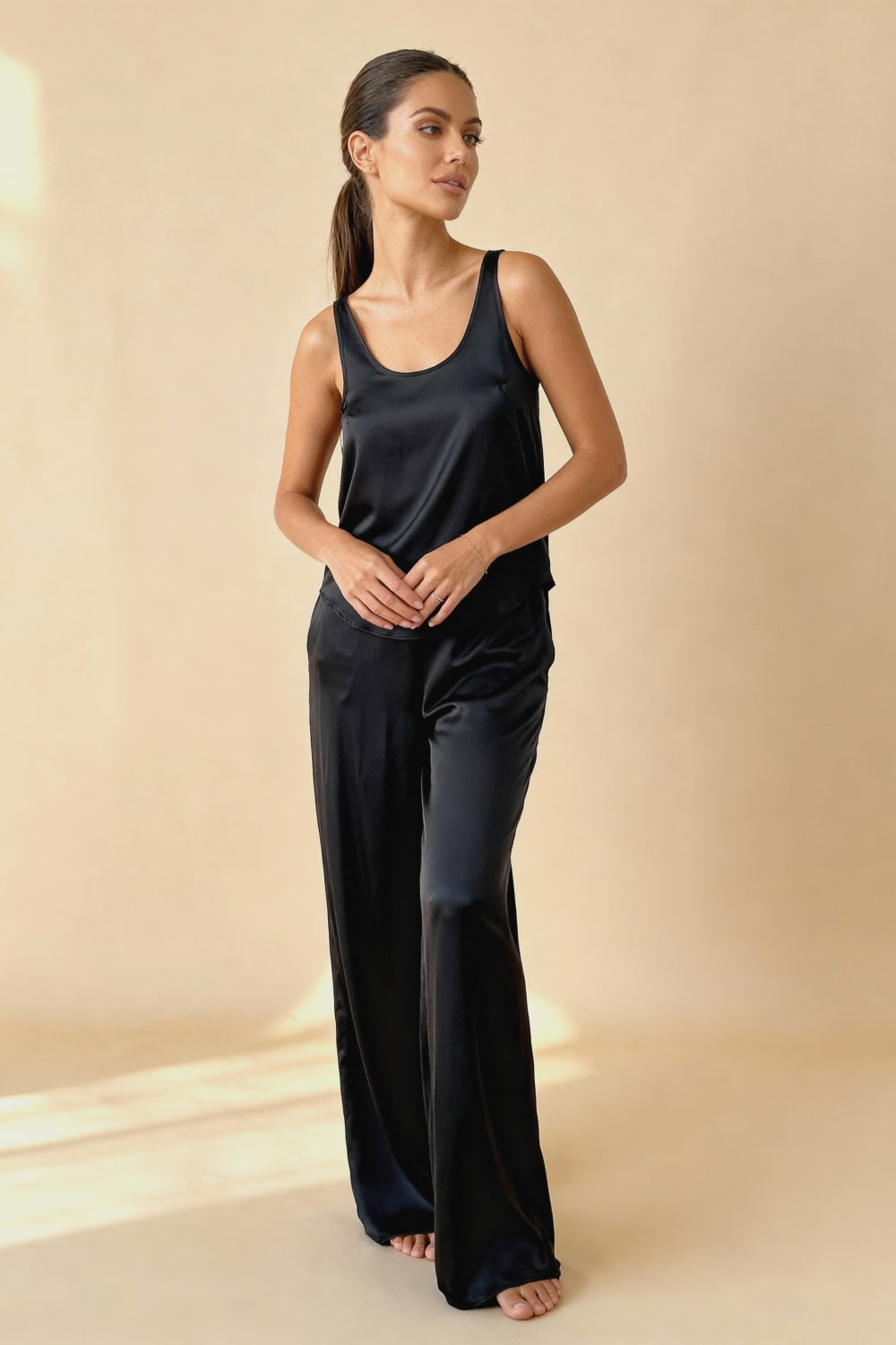 Edena Satin Pajama Set