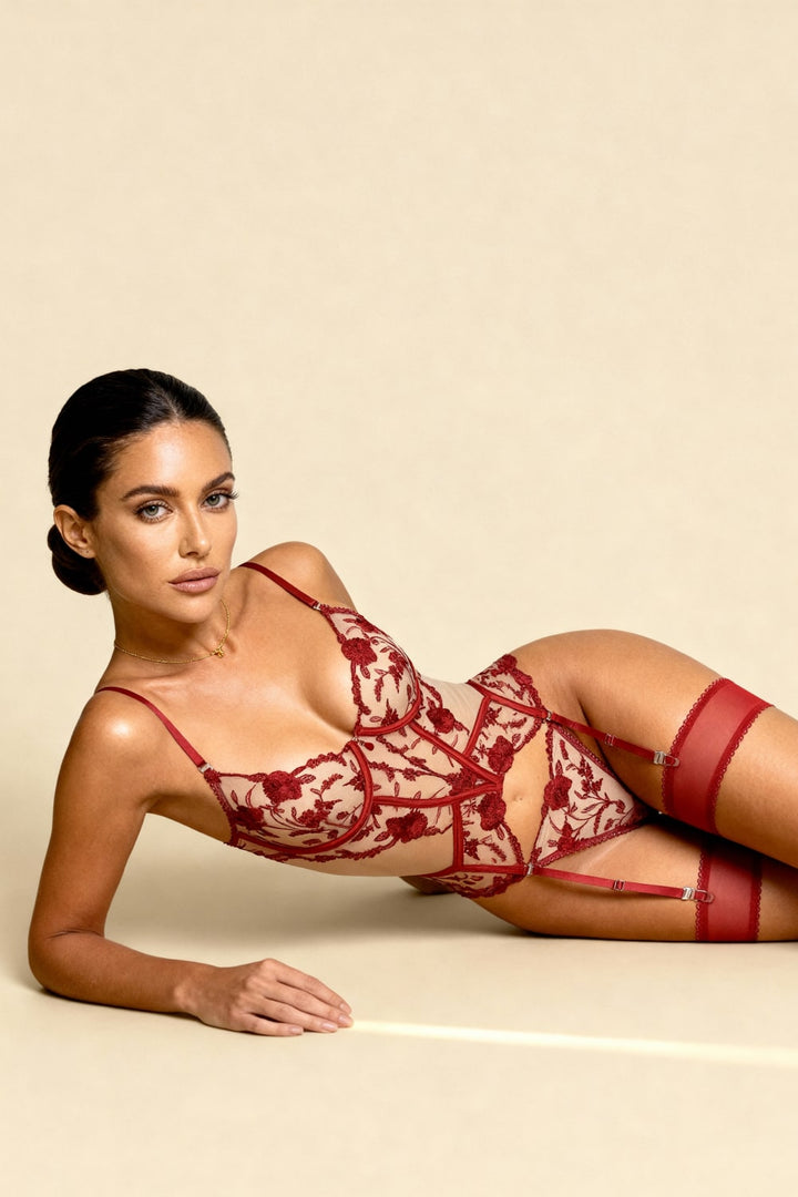 Marisela Waist Cincher Red