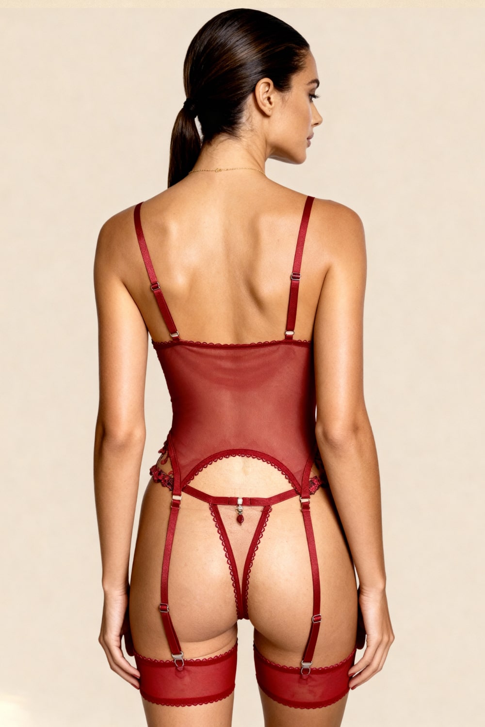 Marisela Waist Cincher Red